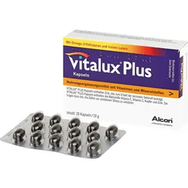 Junek Europ-Vertrieb GmbH Zweigniederlassung Vitalux Plus Lutein und Omega 3 Kapseln 84 St.