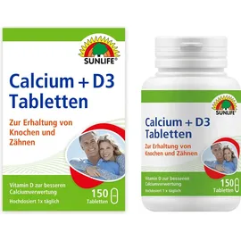 Sunlife Calcium + Vitamin D3 Tabletten 150 St.