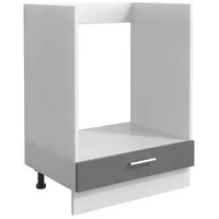 VCM Herdumbauschrank Esilo 60 x 46 x 82 cm Schwarz