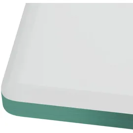 Relaxdays Tischplatte Glasplatte 8mm ESG (1 St), 70 x 70 cm weiß quadratisch | 70 cm x 0.8 cm x 70 cm