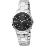 Esprit ES1L181M0085 Kaya Ladies Silver Black Uhr Damenuhr Datum silber