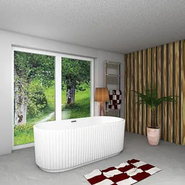 acquavapore by sandra jentho AcquaVapore freistehende Badewanne 80 x 170 cm (F08)