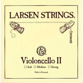 Larsen Strings Cello-Saiten Original D Stahl Soft