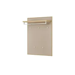 Garderobenpaneel    ¦ creme ¦ Holzwerkstoff ¦ Maße (cm): B: 83 H: 109 T: 29.0