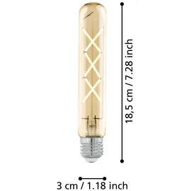 EGLO LED-Lampe T30 Zigzag 4W E27 warmweiß 350 lm