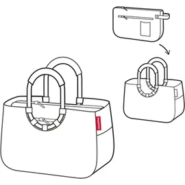 Reisenthel Loopshopper M grau 40 x 26 x 20 cm