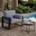 beautysofa Loungesessel VERDINO Stoff 94 x 90 x 87 cm Dunkelgrau
