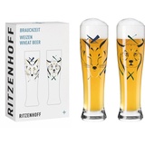 Ritzenhoff & Breker RITZENHOFF Weizenbierglas 500 ml - 2er Set - Serie Brauchzeit #23 #24 Von Ana Vasconcelos