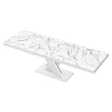 Design Esstisch Tisch HEN-111 Hochglanz ausziehbar 160 bis 256 cm