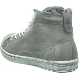 Andrea Conti Damen High Top Sneaker Schnürer Leder dynamisch 0341500, Grau,40 EU