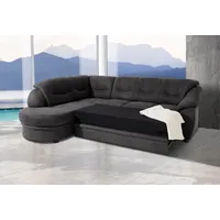 sit&more Ecksofa Savoni L-Form, wahlweise mit Bettfunktion grau