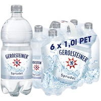 Gerolsteiner Sprudel Mineralwasser  6x1.00l Flasche  Einweg-Pfand