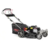 NAXBenzin-Rasenmäher mit Antrieb NAX 2000S Motor Briggs & Stratton 625EXi Series 150 cm3 ReadyStart Mähbreite 46cm Fangkorb 60l wendige Vorderräder Gehäusereinigungssystem