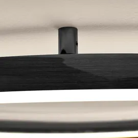s.luce Ring LED Deckenleuchte 2-flammig rund gold 60 cm
