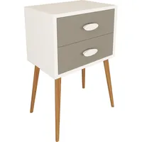 VCM VCM, Nachttisch, Holz Beistelltisch Nachttisch Singol XXL 45