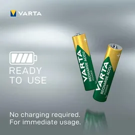 Varta Rechargeable Accu AAA Ready2Use NiMH 1000 mAh R03-AAA-Micro HR03 2