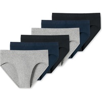 Schiesser, Herren, Unterhosen, Herren Slips, Schwarz, (XL, 6er Pack)