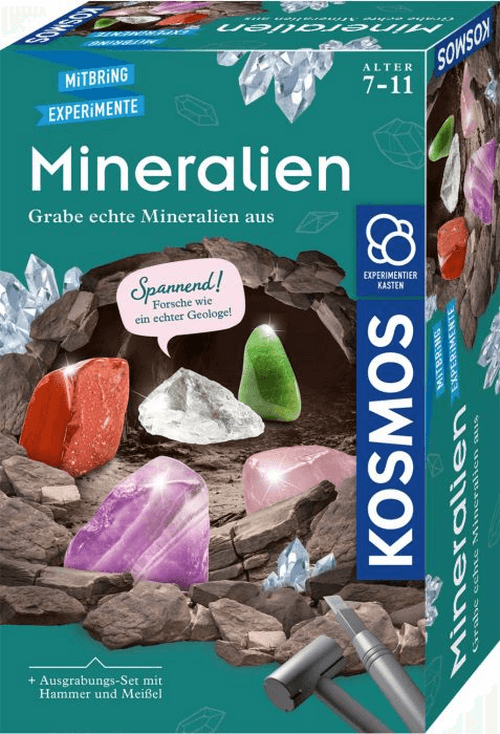 Mineralien - Grabe echte Mineralien aus