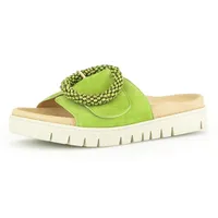 Gabor Pantolette , Plateau, Sommerschuh, Schlappen mit Zierperlen an