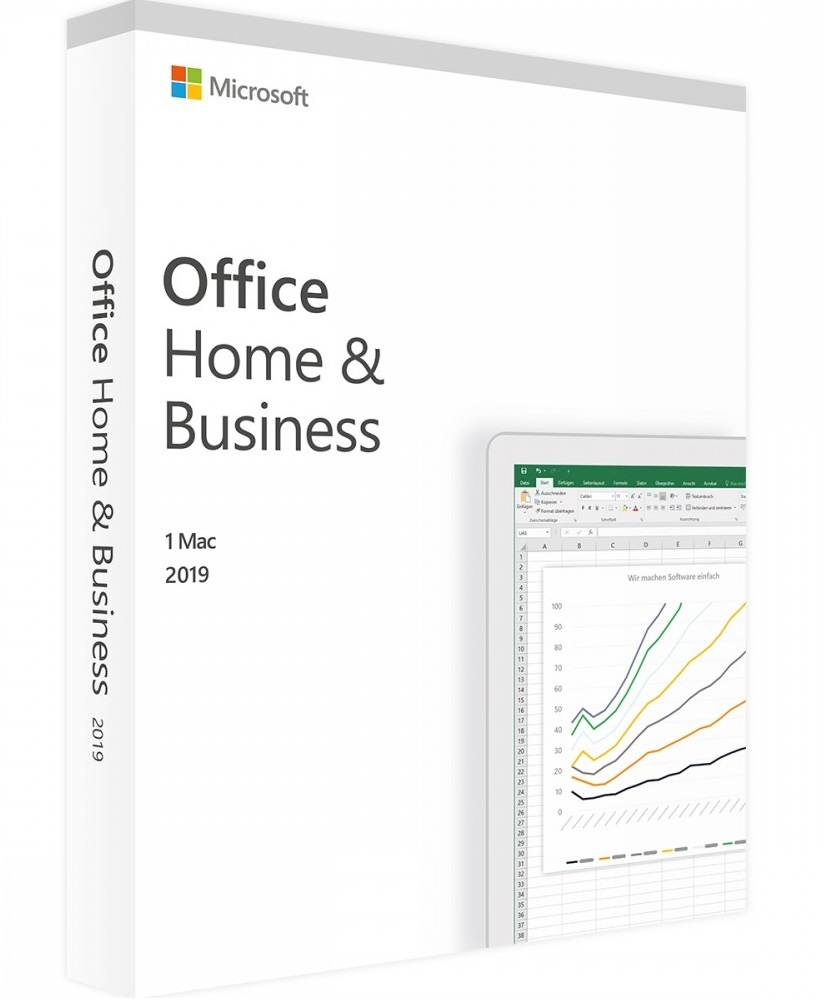 Microsoft Office 2019 Home and Business - für MAC - Vollversion