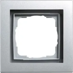 Gira Adapterrahmen 1-fach alu 1253651