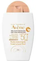 Avène Fluide minéral teinté SPF 50+ Crème 40 ml