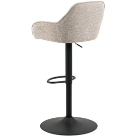 Actona Barhocker Brooke 52 x 109 x 52 cm Beige/Schwarz