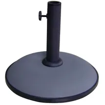 marbueno summer Sonnenschirmständer Rund Beton 36 x 29,5 cm Grau