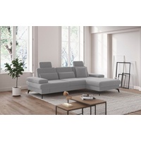 sit&more Ecksofa Morris inkl. Sitztiefenverstellung«, grau