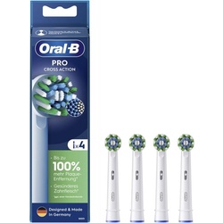 Oral-B Aufsteckbürsten Pro CrossAction 4er - Aufsteckbürsten - weiß weiß