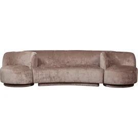 Woood Loungesofa Chenille 4–5 Sitzplätze Grau