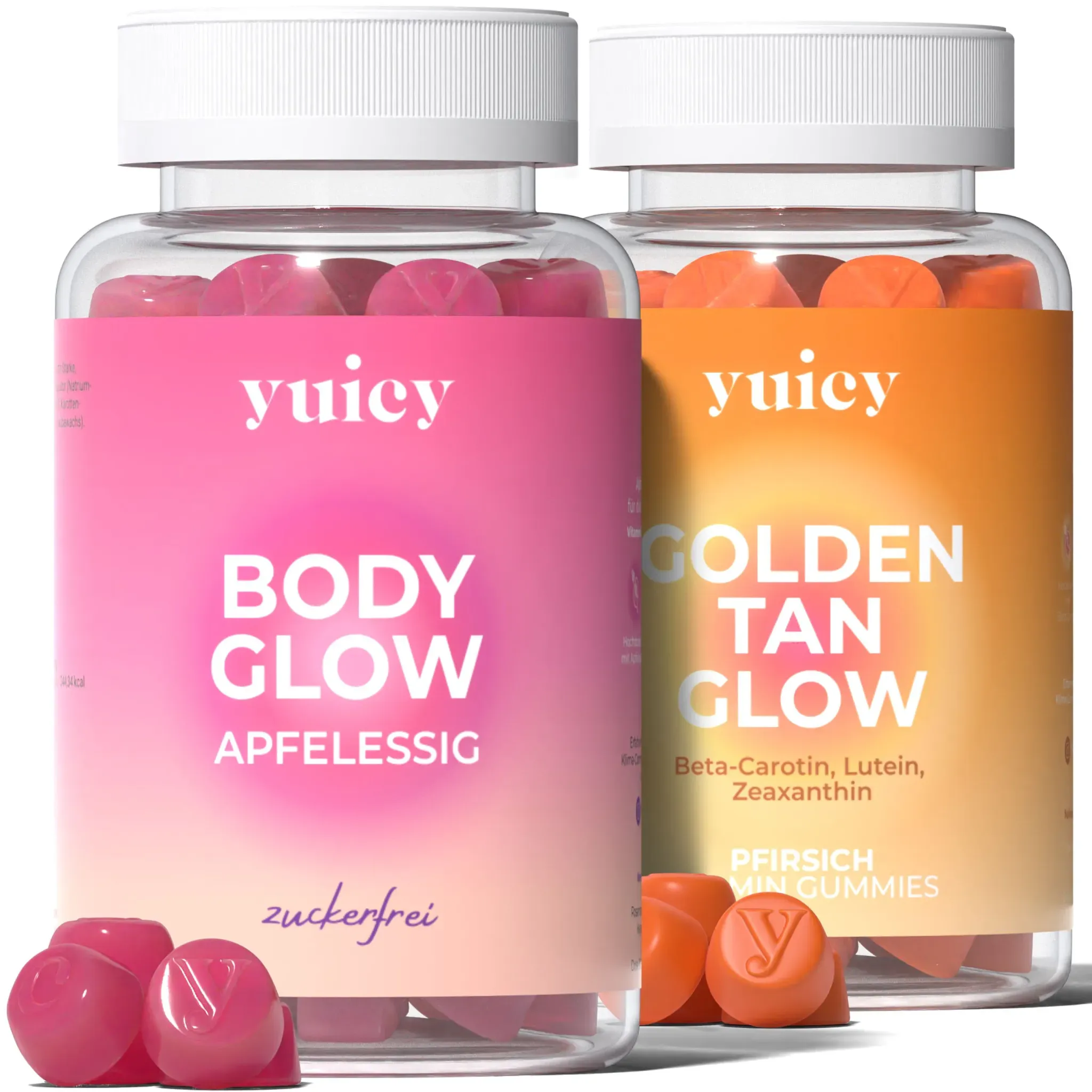 yuicy® Body Glow & Tan - Nährstoffe für den Stoffwechsel Teint Fruchtgummi 120 St