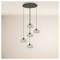 s.luce Cruet Mehrfach-Pendelleuchte Glas 3 oder 5-flammig