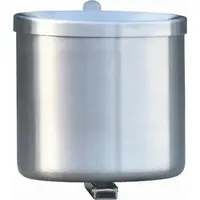 VepaBins Wandaschenbecher, selbstlöschend, Edelstahl