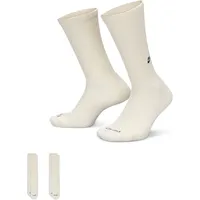 Nike Everyday Cushioned Crew-Socken 2er Pack Beige/Schwarz 46-50