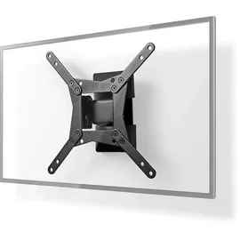 Nedis Vollbewegliche-TV-Wandhalterung - 10-32" - maximal unterstützes Bildschirmgewicht: 30 kg - kippbar - drehbar Minimaler Wandabstand: 68 mm Maximaler Wandabstand: 68 mm 1 Drehpunkt(e) Stahl