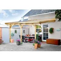 Weka Terrassenüberdachung 671 514 x 271 x 306 cm natur