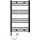luxebath Badheizkörper 600 x 800 mm 600 W anthrazit gerade