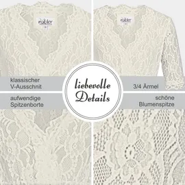 Nübler Dirndlbluse Laura Creme 38