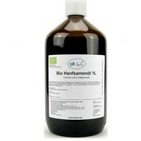 Sala Hanföl Hanfsamenöl kaltgepresst nativ BIO 1000 ml 1 L Glasflasche