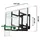 Salta Basketballbrett Guard 138 cm x 86 cm Schwarz