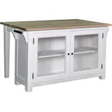 Casa Padrino Küchenbuffet Landhausstil 135 x 85 x 80 Weiß