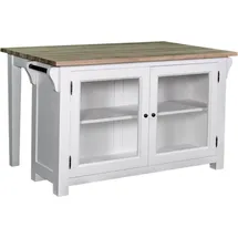 Casa Padrino Küchenbuffet Landhausstil 135 x 85 x 80 Weiß