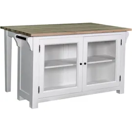 Casa Padrino Küchenbuffet Landhausstil 135 x 85 x 80 Weiß