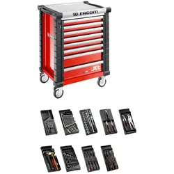 Facom Werkstattwagen JET.8M3 mit 9 Modulen