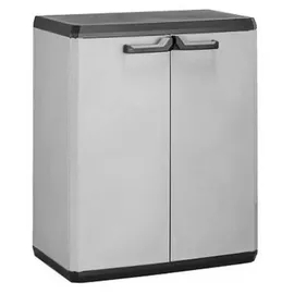KETER Aufbewahrungsschrank 39 x 68 x 83 cm Dunkelgrau/Schwarz/Grau