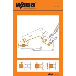 Wago 210-415 Handhabungsaufkleber 210415 - 100 Stück