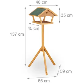 Relaxdays 10033858 Vogelhäuschen