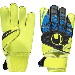 UHLSPORT Torwarthandschuhe Eliminiator Speed UP, LITE fluo gelb/schwarz/hydro blau, 11