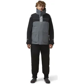 crazy4sailing Herren Bergen II Offshore Segeljacke, Grau, XL